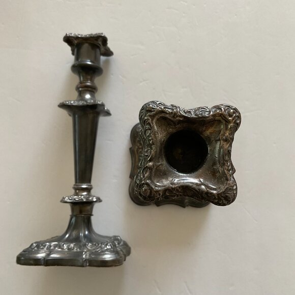 VINTAGE Pair of Candle Sticks EUC - Picture 5 of 6